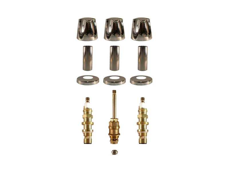 3-Valve Rebuild Kit for Pfister, Knob Handles with 405411 Stems (PP383)