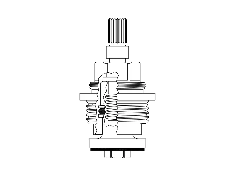 Dornbracht 03.90.03.040.00.90 Replacement Non-Rising Unit