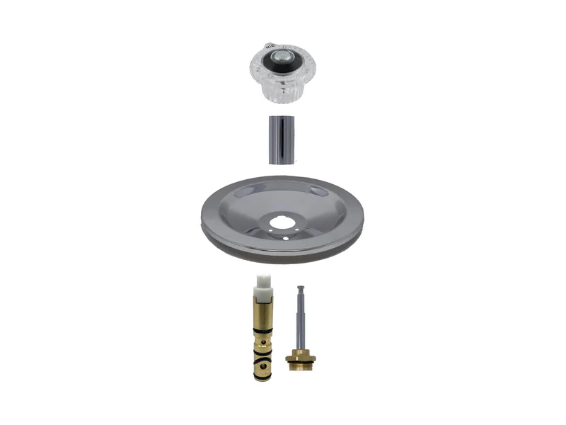 Single Valve Rebuild Kit for Moen, Acrylic Handles with MO21305 Cartridge (MO141)