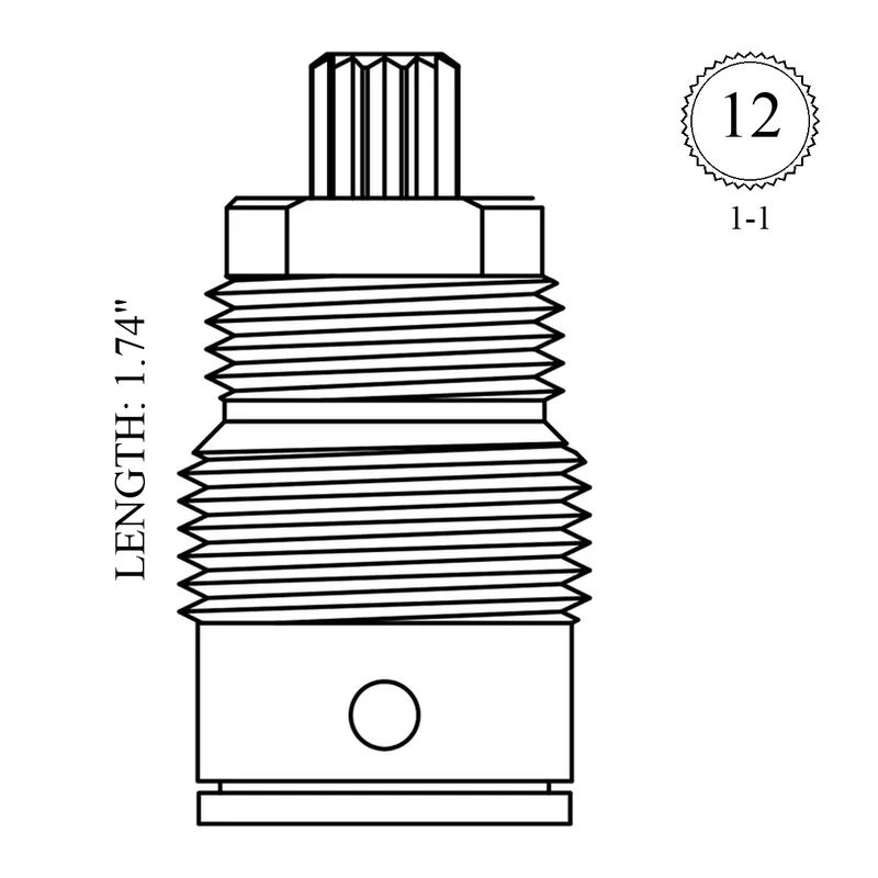 Crane FB11285 Replacement Stem Unit