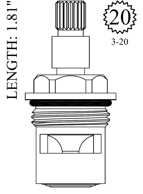 LF456031 Replacement Ceramic Disc Unit