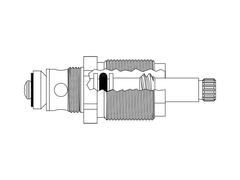 Eljer 490-7145-00 Replacement Diverter Stem