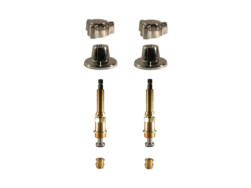 2-Valve Rebuild Kit for Briggs, Cross Handles with 417901 Stems (BR102)