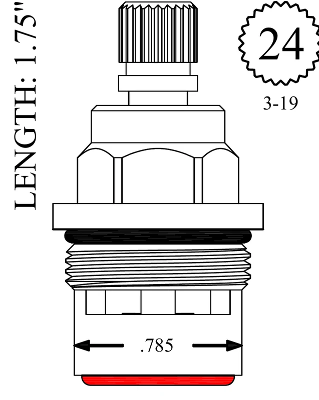 LF455301 Replacement Ceramic Disc Unit