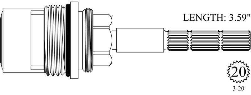 Jado H960935.191 Replacement Ceramic Disc Unit