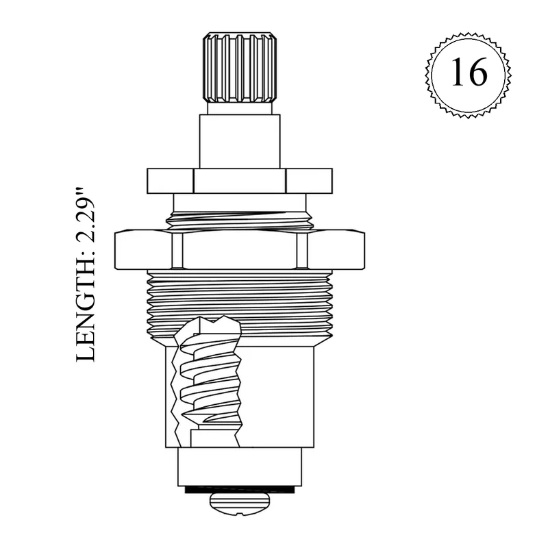 Eljer LF463071 Replacement Stem Unit