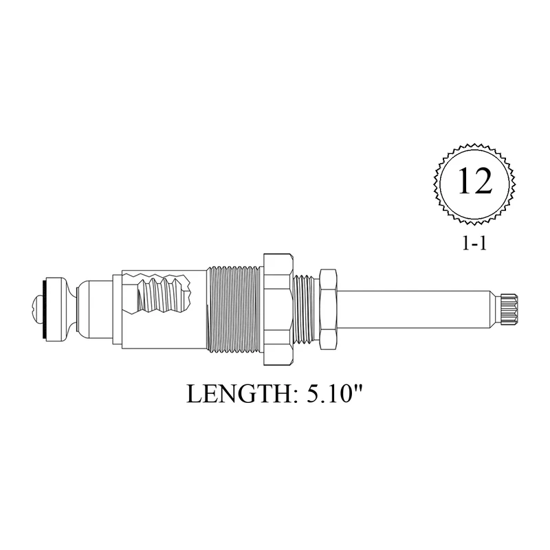 Crane FB8464 RH Replacement Stem Unit