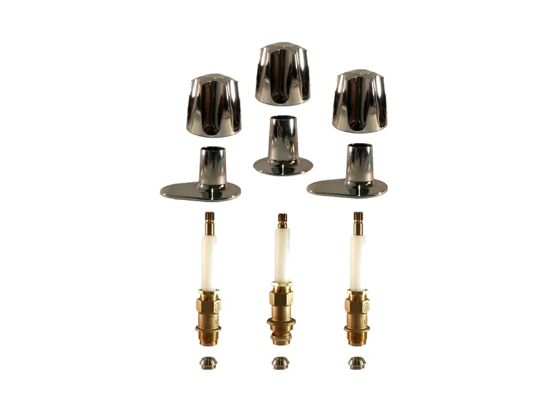 3-Valve Rebuild Kit for Pfister, Knob Handles with 421601 Stems (PP153)