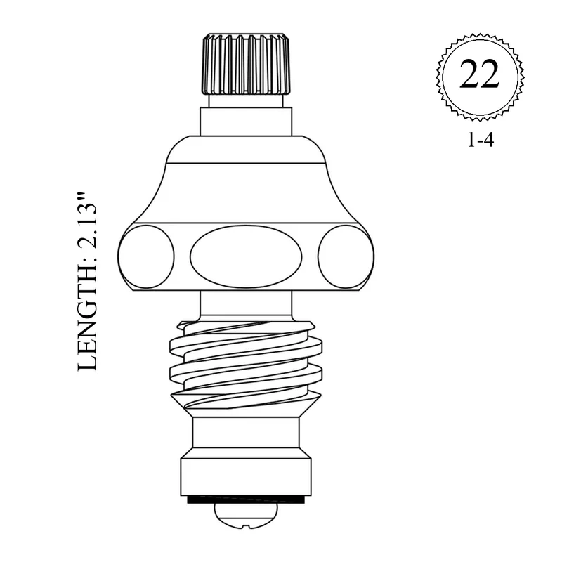 American Standard 63377-04 Replacement Stem Unit