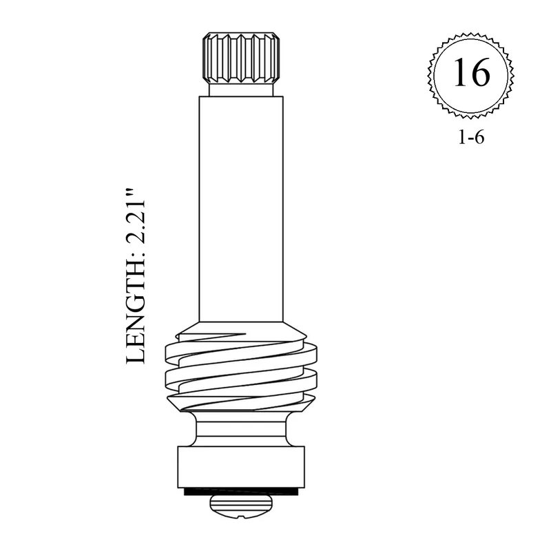 Haws LF262161 Replacement Stem Only