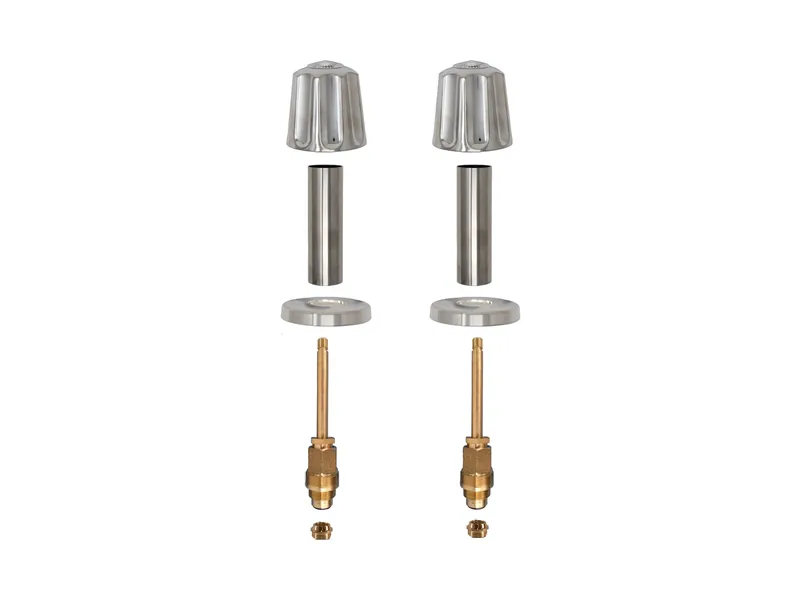 2-Valve Rebuild Kit for Gerber, Knob Handles with 413301 Stems (GE112-BN)