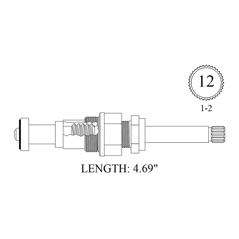 Briggs 408751 Replacement Stem Unit