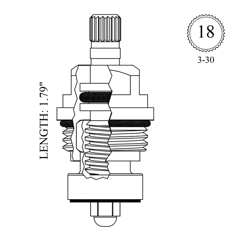 Moen LF455362 Replacement Non-Rising Unit