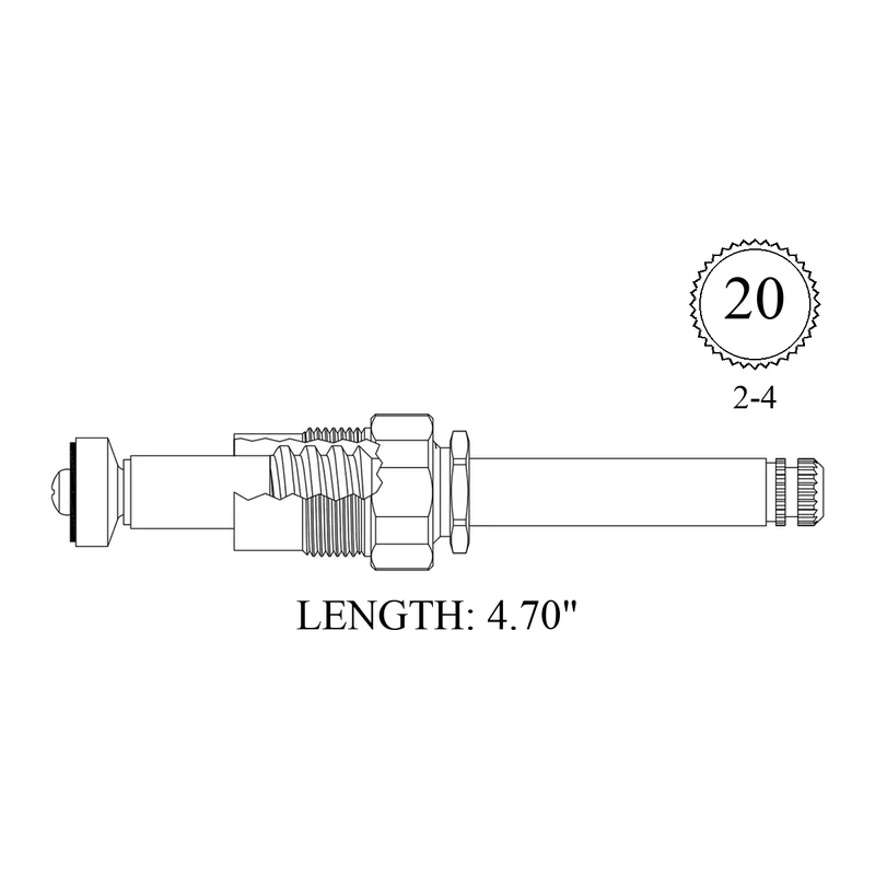 Speakman LF475081 Replacement Stem Unit