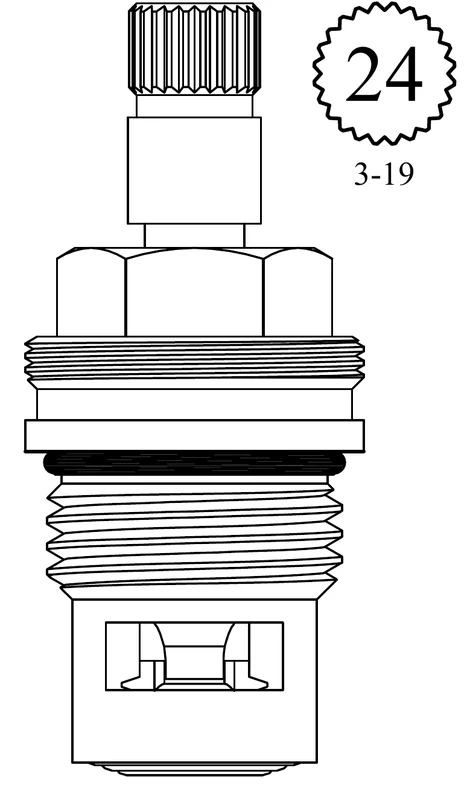 Elkay A70002 OR P29122NL Replacement Ceramic Disc Unit
