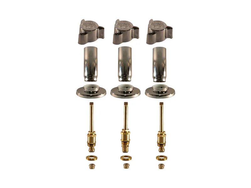 3-Valve Rebuild Kit for Sayco, Cross Handles with 407201 Stems