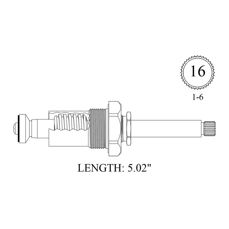 Central Brass SU-1845 Replacement Stem Unit