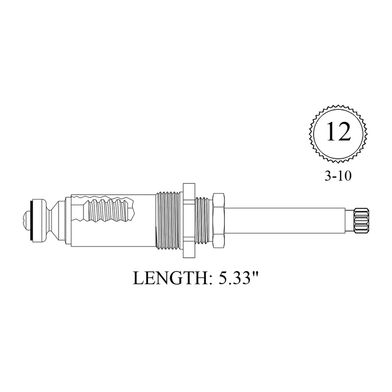 Crane 418541 Replacement Stem Unit