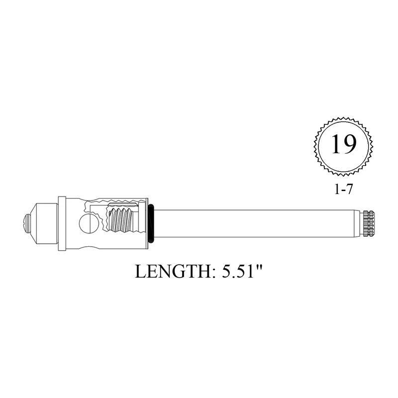 Kohler 30123 Replacement Diverter Stem