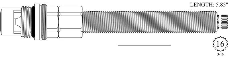 California Faucets 1-543 Replacement Ceramic Disc Unit