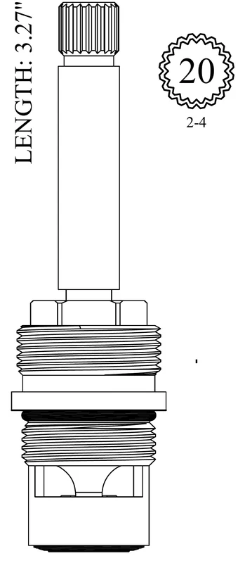 Speakman G05-0534 Replacement Ceramic Disc Unit