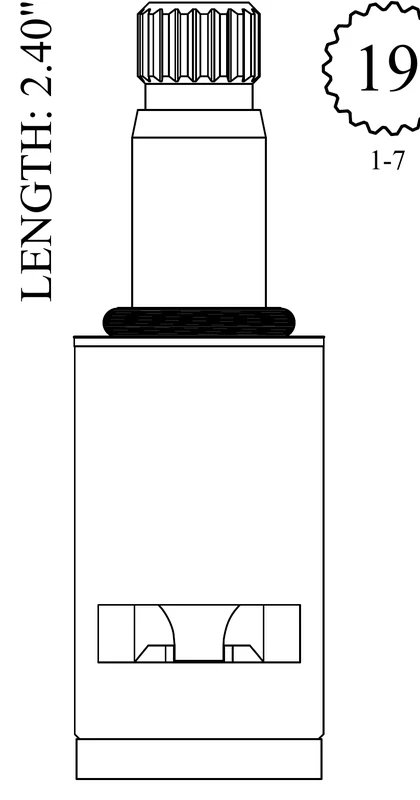Helvex SH-0003 Replacement Ceramic Disc Unit