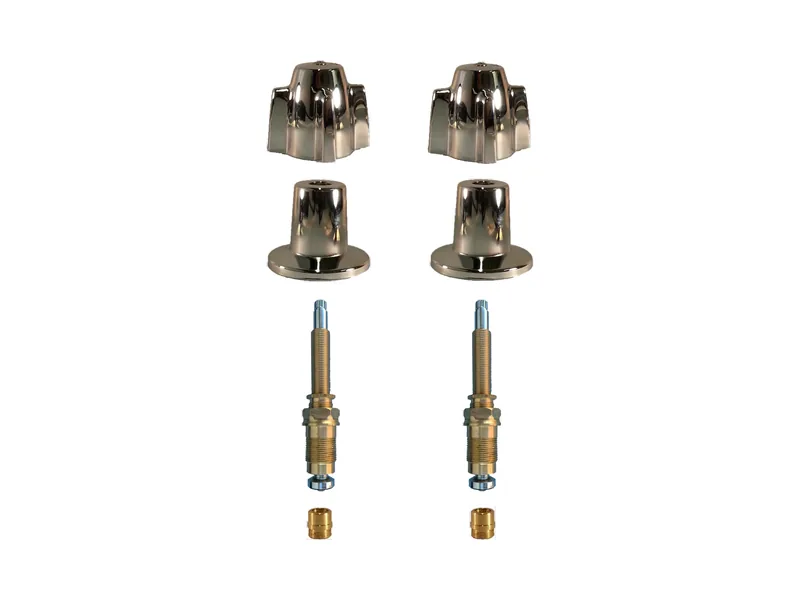 2-Valve Rebuild Kit for Central Brass, Knob Handles with 416801 Stems