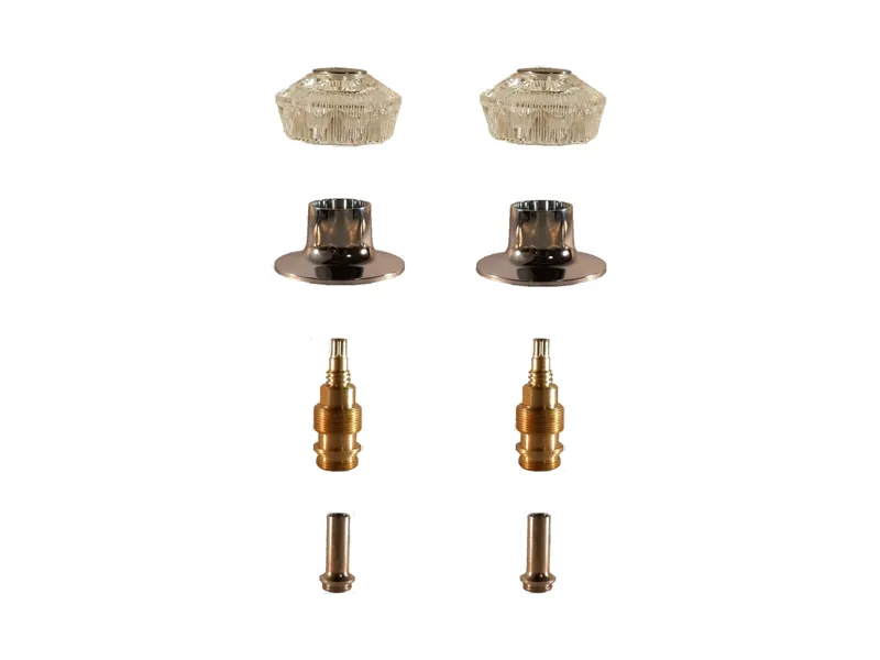 2-Valve Rebuild Kit for Pfister, Acrylic Handles with 401311 Stems
