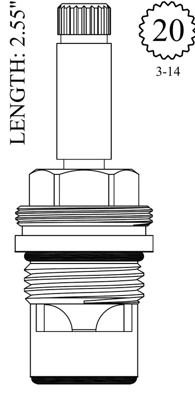 7178 Replacement Ceramic Disc Unit
