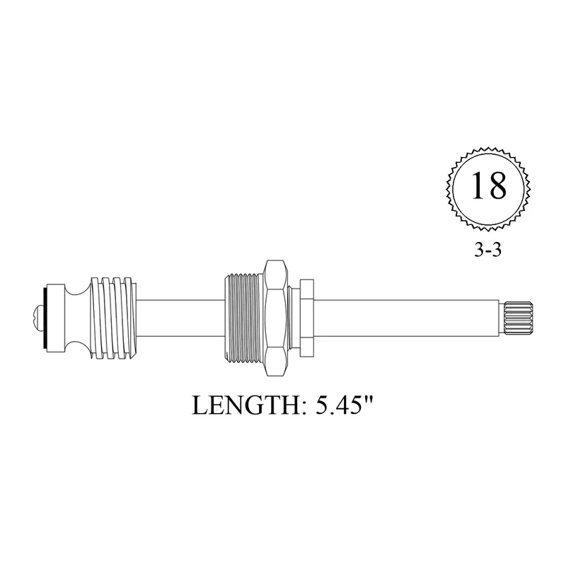 Briggs 420301 Replacement Stem Unit