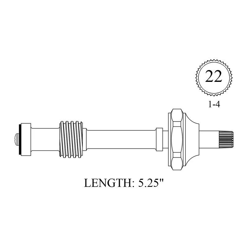 American Standard 31318-04 Replacement Stem Unit