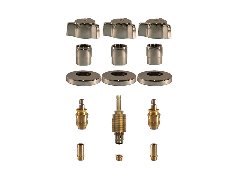 3-Valve Rebuild Kit for Eljer, Cross Handles with LF463171 Stems (EL173)