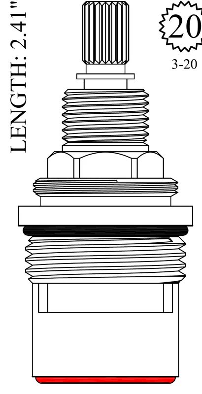 400991 Replacement Ceramic Disc Unit