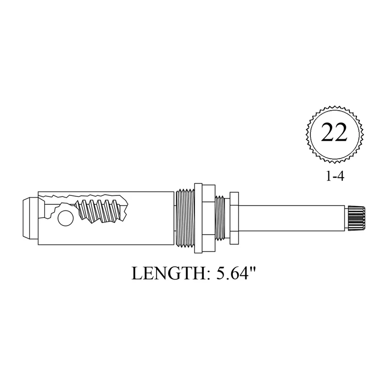 American Standard 21698-04 Replacement Diverter Stem