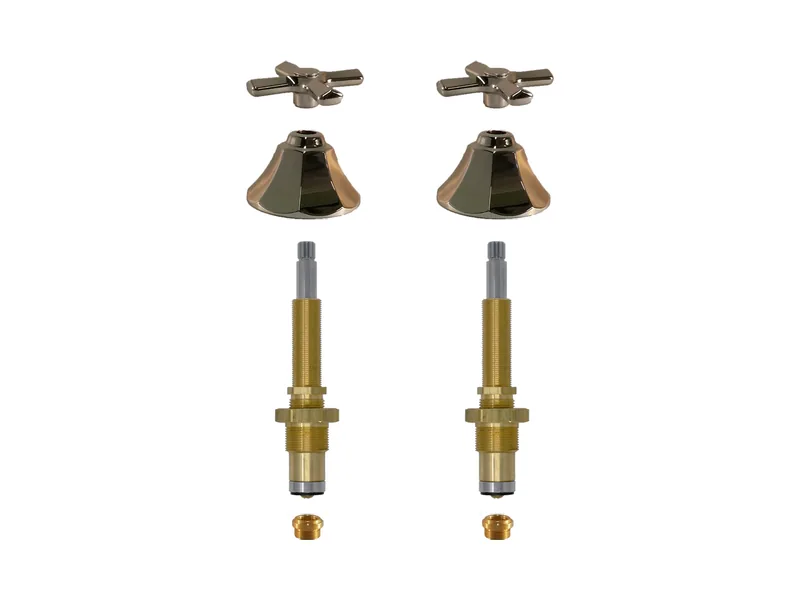 2-Valve Rebuild Kit for Sterling Brass, Cross Handles with 416951 Stems