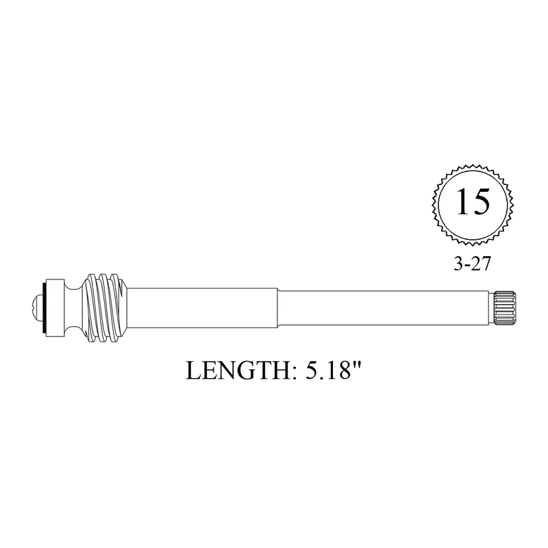 Wolverine Brass LF280021 Replacement Stem Only