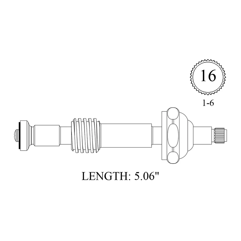 Central Brass SU-1848-B Replacement Stem Unit