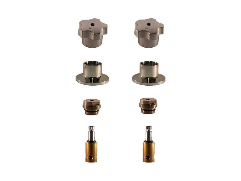 2-Valve Rebuild Kit for Kohler, Knob Handles with LF460052 Stems