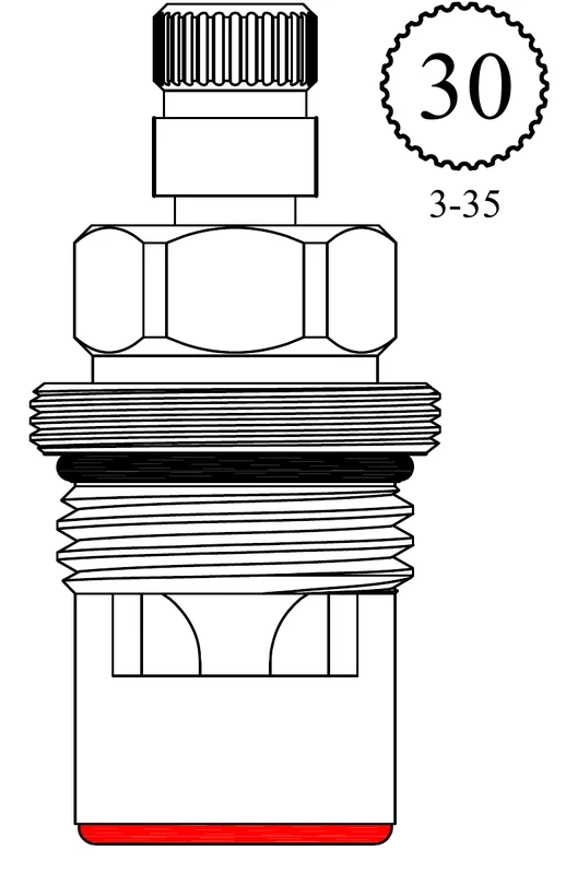 LF456411 Replacement Ceramic Disc Unit