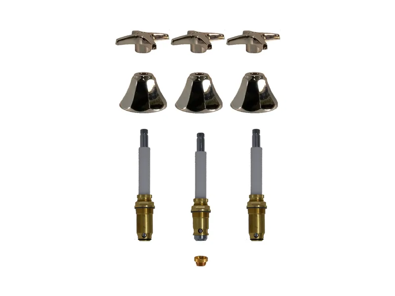 3-Valve Rebuild Kit for Kohler, Cross Handles with 425931 Stems