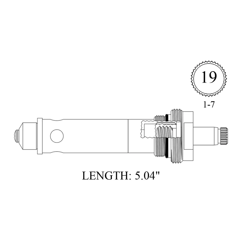 Kohler 23070 Replacement Diverter Stem