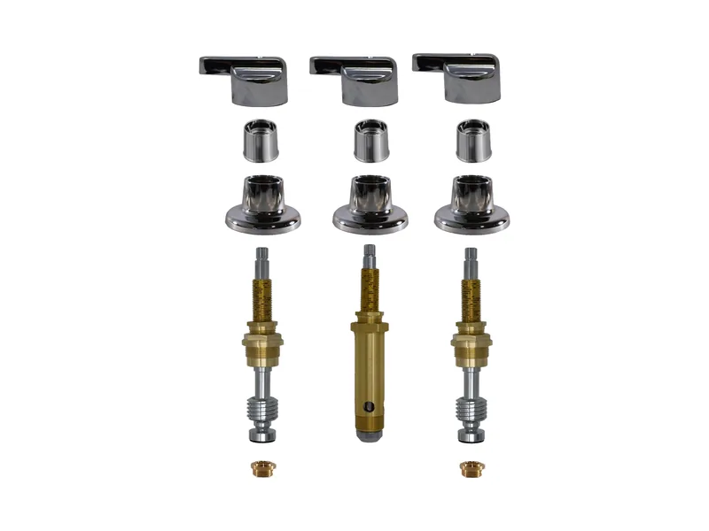 3-Valve Rebuild Kit for Wolverine Brass, Lever Handles