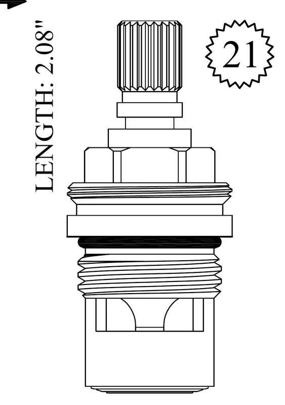 Rohl LF459541 Replacement Ceramic Disc Unit