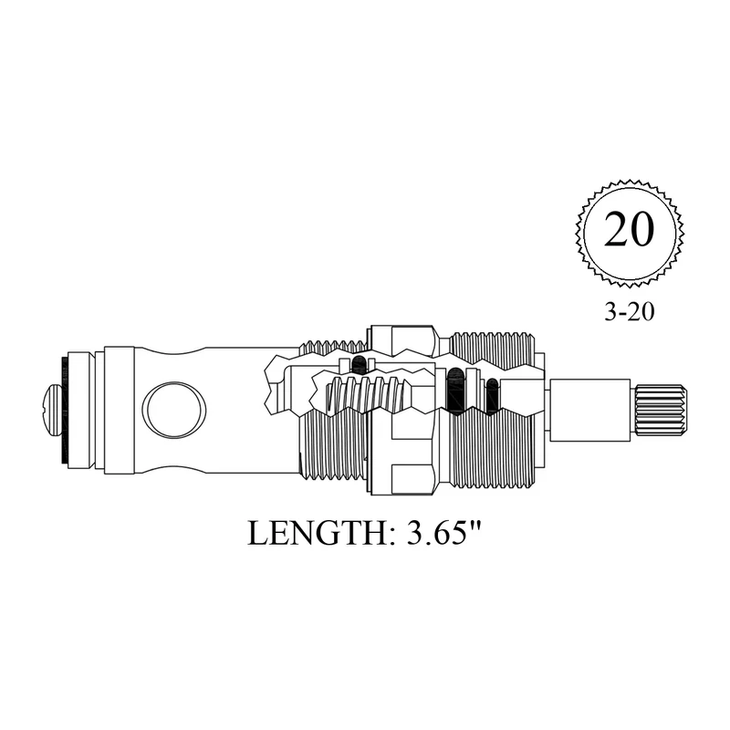 Eljer 491-2658-00 Replacement Non-Rising Unit