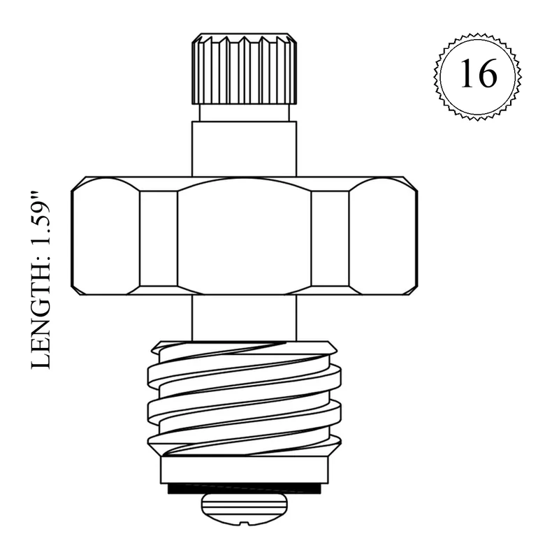 American Standard 64803-07 Replacement Stem Unit