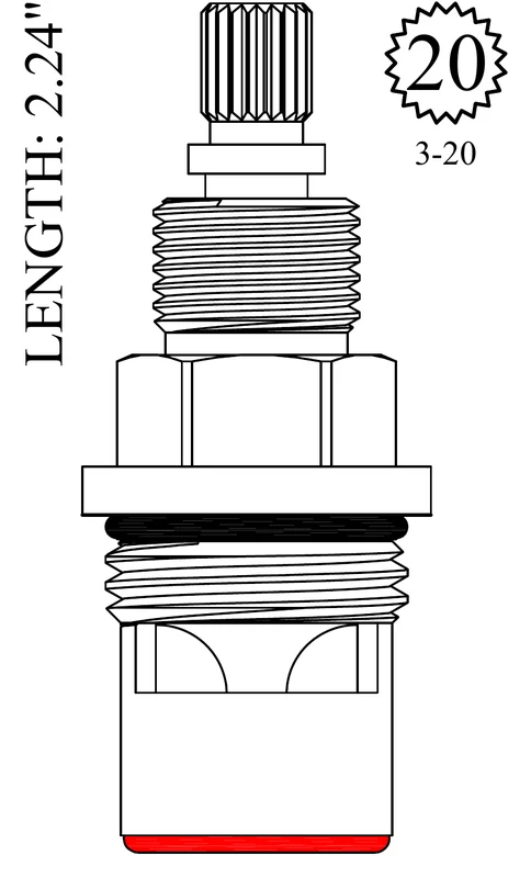 LF460341 Replacement Ceramic Disc Unit