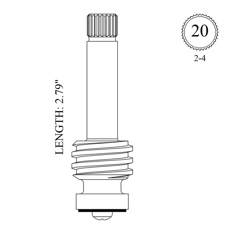 Speakman LF265421 Replacement Stem Only