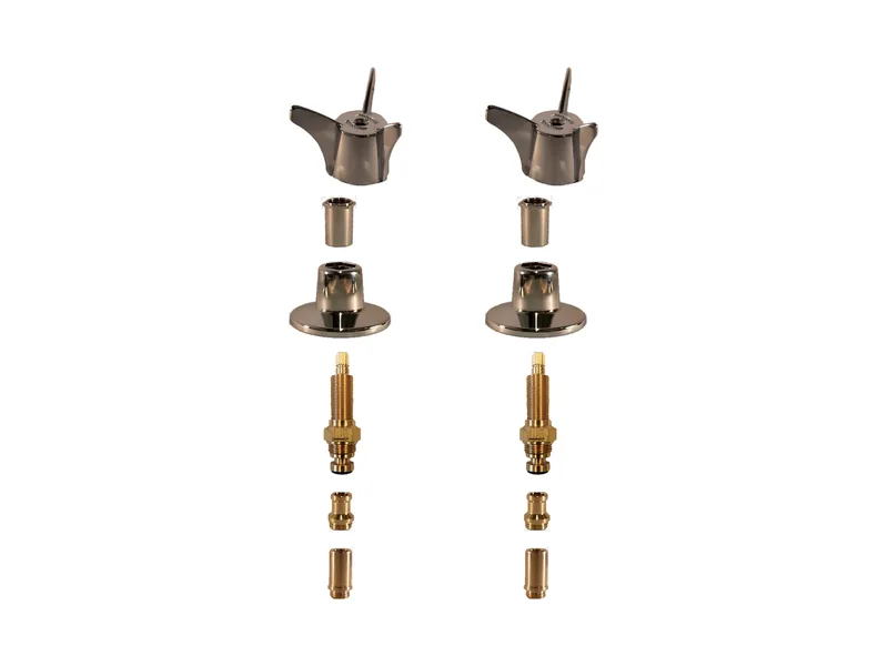 2-Valve Rebuild Kit for Union Brass, Cross Handles with 402001 Stems (UN142)