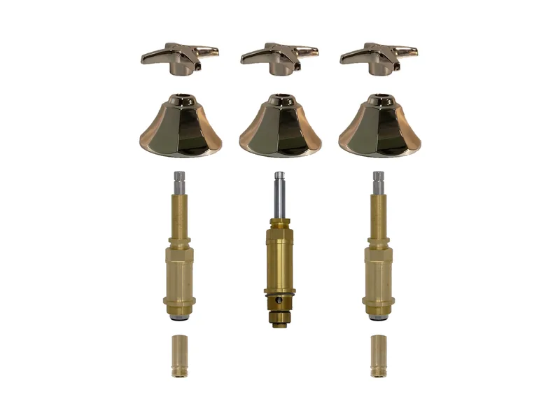 3-Valve Rebuild Kit for American Brass, Cross Handles
