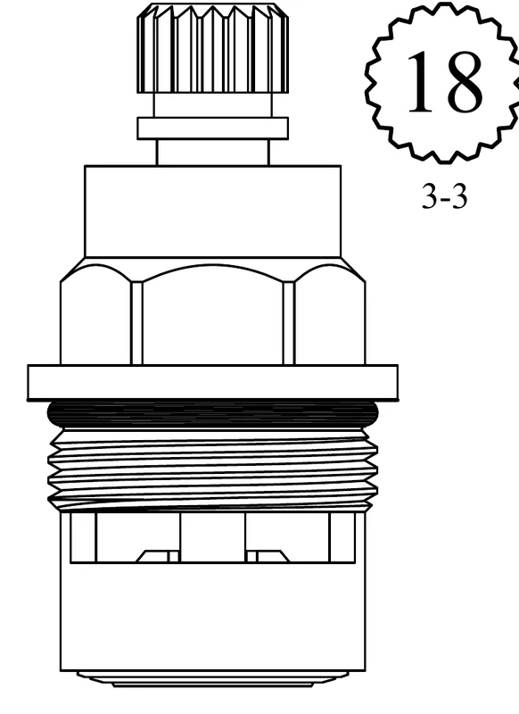 Indiana Brass 13070 Replacement Ceramic Disc Unit